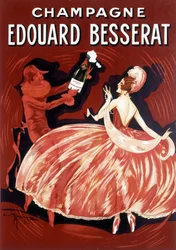 Advertising Poster for Champagne Edouard Besserat, Late 19th Century