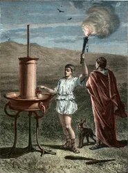 Aeneas Tacticus Invents Phased Signaling System 336BC