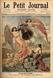 Allegory to celebrate the return of the Easter bells