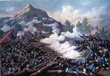 American Civil War (1861-1865): Battle of Kennesaw Mountain (Georgia) June 27