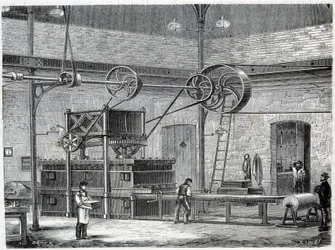 Apparatus for vulcanizing rubber by dry steam in 