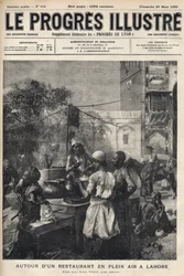 Around an open-air restaurant in Lahore, Pakistan - cover of 