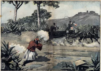 Attack on George I, King of Greece, and his daughter - February 20
