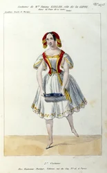 Austrian Dancer Fanny Elssler in the Ballet 