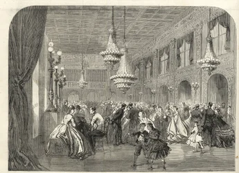 Baden Baden (Baden-Baden), Germany - Inside the Conversation Room - 1867