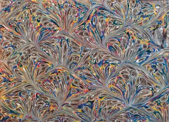 Book Decorative End Papers Paper Marbling