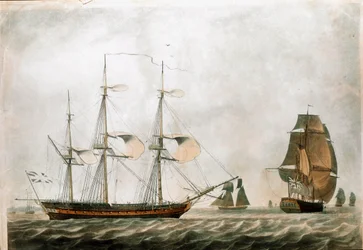 British Frigate in the 18th Century