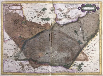 Burgundy, France (engraving)