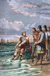 Canute the Great Convinces His Courtiers That He Does Not Have Power to Stem the Tide