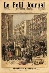Celebration of the entry of the Napoleonic army in Milan on June 8