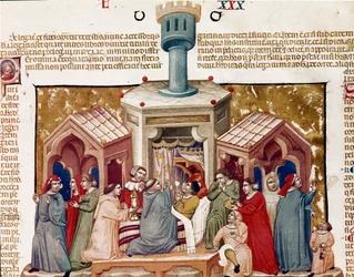 Ceremony of viatica given to a dying person