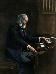 Cesar Franck playing the organ in Saint Clothilde, Paris