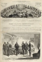 Chateau de Saint-Cloud Napoleon III Receiving Juan Prim