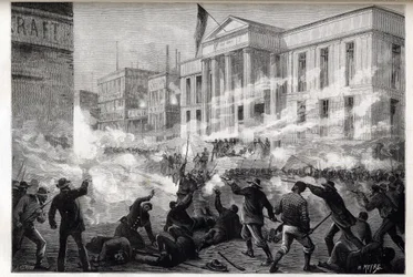 Cincinnati Courthouse riots of 1884 - a riot started after a jury verdict of manslaughter after a notorious murder trial, 28 March 1884