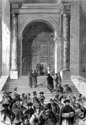 Conclave in which Pope Leon XIII was elected. 1878