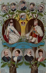 Coronation postcard