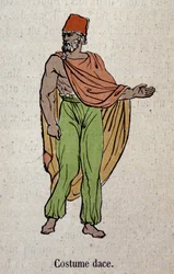 Costume for a man living in Dacie (Dace)