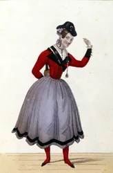 Costume for the comic opera “La fille du regiment” by Gaetano Donizetti