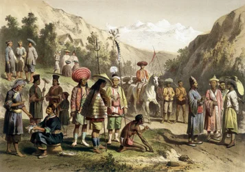Costumes from the kingdom of Ta Ly, South China. Atlas of the exploration voyage to Indochina during the years 1866-1868, edited by F. Garnier