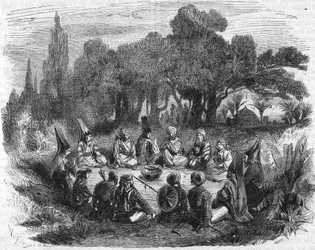 Council held by the chiefs of the Janissaries in Constantinople around 1400