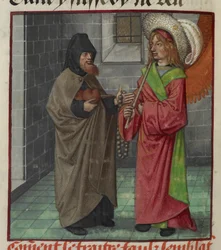 Faux Semblant (False Seeming) Holding Hearts, and Amour (Love) (detail)