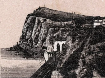 Dover, England: view of the Shakespeare Cliff. The World Illustrates 168 Views. Undated (late 19th century)