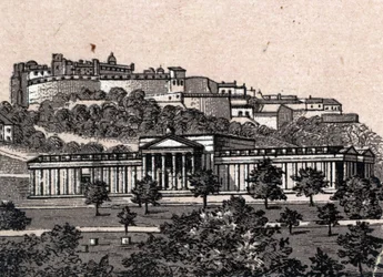 Edinburgh, Scotland: view of the National Gallery