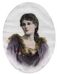 Portrait of Edith Maud Gonne, Irish Revolutionary