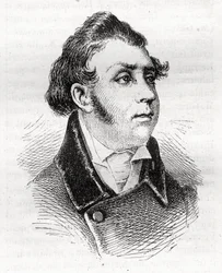 Francois Charles Dulong - French lawyer and politician - 1792-1834 - engraving