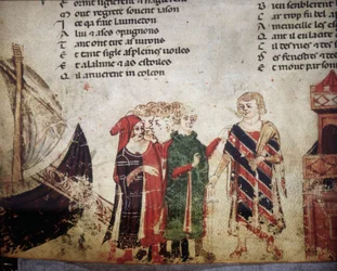 French Merchant in Venice. Miniature of the 