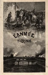 Frontispiece of The Terrible Year by Victor Hugo - 1874