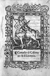Frontispiece of the Comedy 