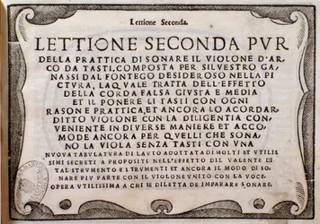 Frontispiece of Lettione Seconda