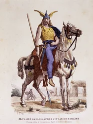 Gallic Horseman After the Roman Invasion - in 