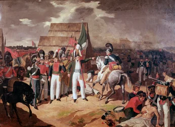 General Antonio Lopez de Santa Anna During the Battle Against the Spanish in Tampico