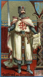 Godfrey of Bouillon (1061-1100), Duke of Lower Lorraine and First Christian Ruler in Jerusalem after the First Crusade (1096-1099).