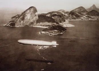Graf Zeppelin in the Bay of Rio de Janeiro, 25/05/1930