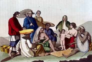 Group of Chinese. From 