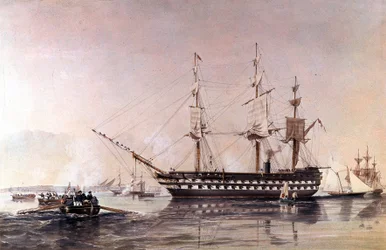 HMS Agamemnon 91 guns a Royal Navy - The HMS Agamemnon second line ship built for the Royal Navy in 1852