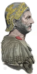 Portrait of Hannibal or Annibal Barca (ca. 247-183 BC), Carthaginian general and statesman