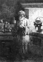 Hennig Brand or Hennig Brandt, German Alchemist Discovering Phosphorus