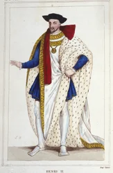 Henry II, King of France (1519 - 1559) (Engraving of 1830)