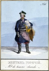 Herbal tea dealer in Russia in the 19th century