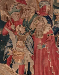History of Saint Piat and Saint Eleutherius, Scene 12: The Resurrection of the Tribune
