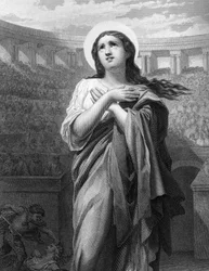 Holy Felicity, widow and Roman martyr (II c.) in 