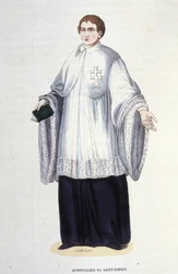 Hospitaller of the Military and Religious Order of the Holy Spirit (Order of the Holy Spirit) founded by Henry III in 1578.