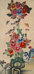 Bird and Flower Painting
