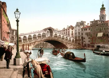 Illustration Representing the Grand Canal in Venice