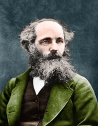 Portrait of James Clerk Maxwell (1831-1879), Scottish physicist. Circa 1875.