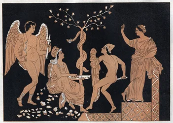 Jason and Medea - engraving from “Usi e Costumi di Tutti i Popoli dell